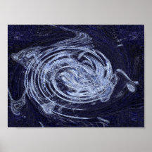 Poster del fractal de la astronomía y de la explor