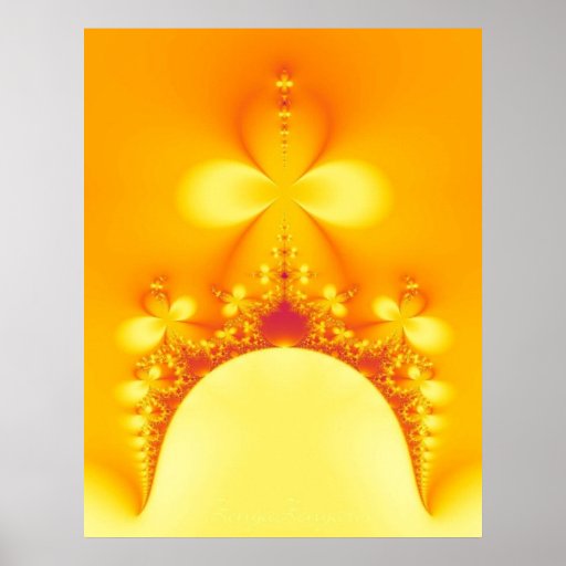 Poster del fractal del santuario