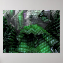 Poster del fractal más allá de las paredes del sue