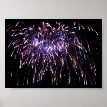 Poster del fuego artificial