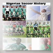 poster del fútbol de Nigeria