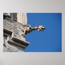 Poster del Gargoyle de la iglesia