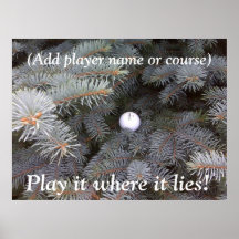 Poster del golf