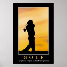 Poster del golf