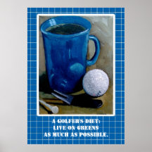 POSTER DEL GOLF: Viva en verdes…