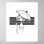 Poster del goteo del goteo, 16x20
