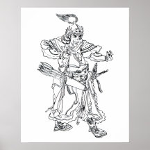 poster del guerrero del budo