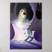 Poster del gusano de la nieve