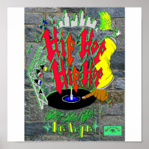 Poster del hip-hop del hip-hop
