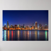POSTER DEL HORIZONTE DE CHICAGO