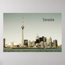 Poster del horizonte de Toronto