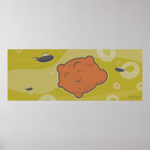 Poster del invasor del espacio