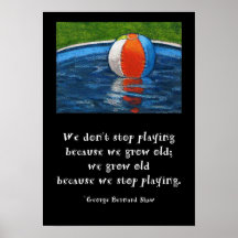 POSTER DEL JUEGO DE LA PELOTA DE PLAYA