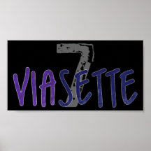 Poster del logotipo de ViaSette
