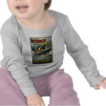 Poster del Lusitania del vintage (reclutamiento de Camiseta