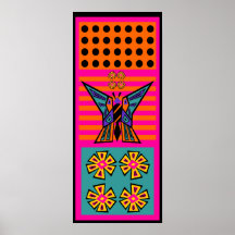Poster del medallón de la mariposa