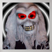 Poster del monstruo de Halloween