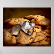 Poster del monstruo de la galleta