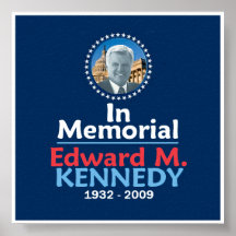 Poster del monumento de Ted Kennedy