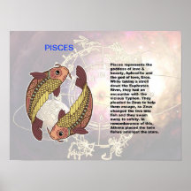 Poster del origen de Piscis
