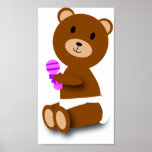poster del oso del bebé
