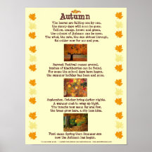 Poster del otoño