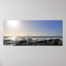 Poster del paisaje marino