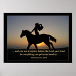 Poster del paseo de la puesta del sol