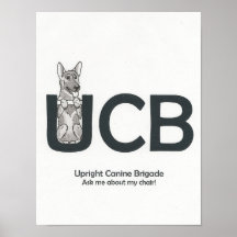 Poster del pastor alemán de las razas de UCB