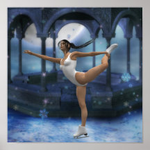 Poster del patinaje artístico