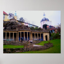 Poster del patio 2 de Portmeirion