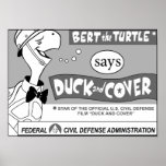 Poster del pato y de la cubierta