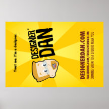 Poster del Película-Estilo de Dan™ del diseñador