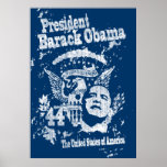 Poster del presidente 44 vintage