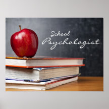 Poster del psicólogo de la escuela