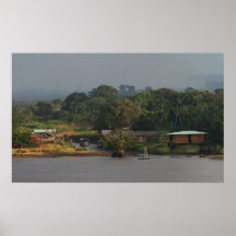 Poster del pueblo del río Amazonas