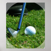 Poster del putt del golf