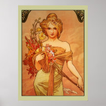Poster del ramo de Alfonso (Alfonso) Mucha