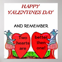 Poster del RATÓN del DÍA DE SAN VALENTÍN