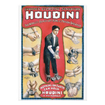 Poster del rey publicidad de la esposas de Houdini Comunicado Personal