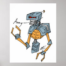 Poster del robot de Aaay