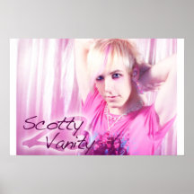 Poster del rosa de la vanidad de Scotty