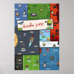 Poster del salto del Doodle