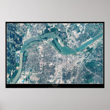 Poster del satélite de Louisville, Kentucky