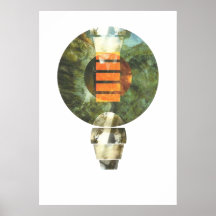 Poster del símbolo abstracto