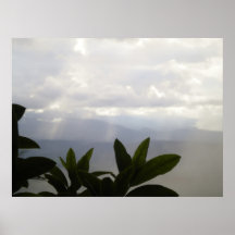 Poster del skyscape de Nueva Zelanda