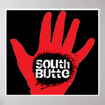 Poster del sur de la mano del calabozo de la mota