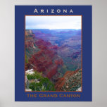 Poster del sur del borde del Gran Cañón de Arizona