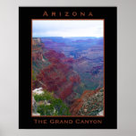 Poster del sur del borde del Gran Cañón de Arizona
