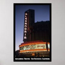 Poster del teatro 11x17 de Alexandría